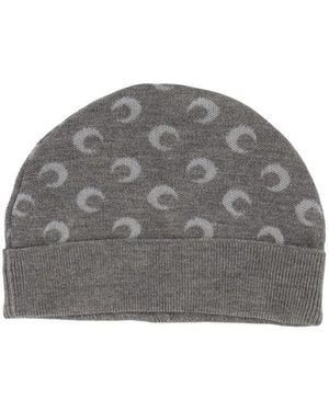 Marine Serre Cap With Logo - Grey