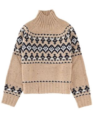 Mc2 Saint Barth "myra Donegal" Jersey - Natural