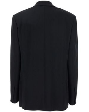 ジャケット PINKO FARAONA CADY SINGLE-BREASTED BLAZER WITH JEWEL BUTTON Single-breasted cady blazer with jewel button PINKO → Shop