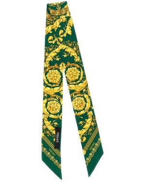 Versace Bandeau 'Barocco' Print - Green