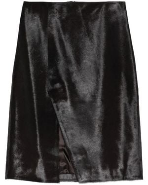 Loulou de Saison Leather Skirts - Black