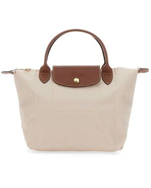 Longchamp Borsa La Pliage Small - Natural