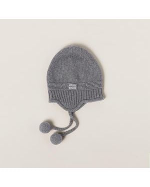 Miu Miu Cashmere Hat - Grey