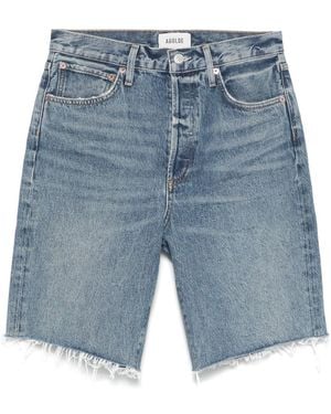 Agolde 90's Denim Shorts - Blue