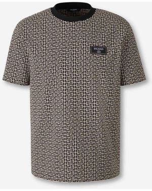 Balmain Round Neck T-shirt - Gray