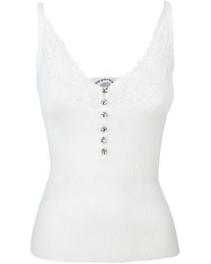 Self-Portrait Top - White