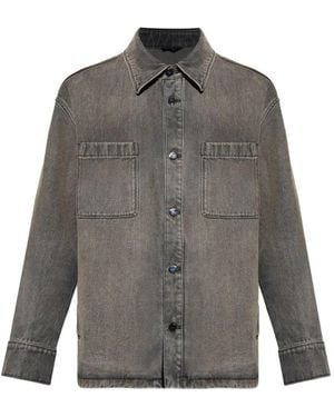 Fendi Pocket Cotton Jacket - Grey