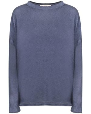 120% Lino Knitwear - Blue