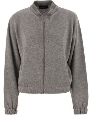 Fabiana Filippi Bomber Jacket - Gray