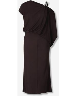Tom Ford Midi Strap Dress - Black