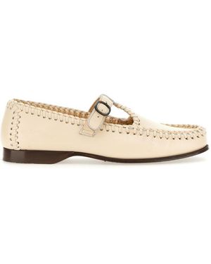 Hereu T-Bar "Alcover" Moccasin - Natural