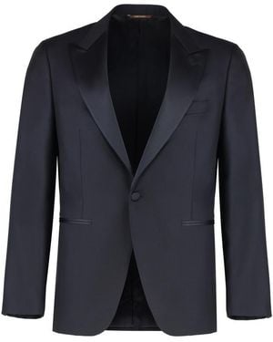 Canali Wool Two-Pieces Suit - Blue