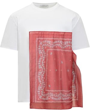 Lanvin Rateau Bandana T-Shirt - Red