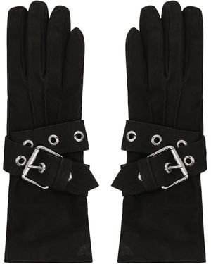 Vivienne Westwood Leather Gloves - Black