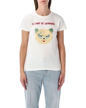 Valentino Garavani Cotton Printed T-Shirt - White