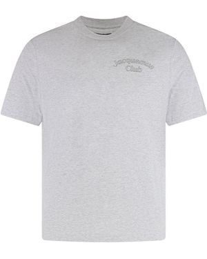 Jacquemus Logo Print T-Shirt - Gray