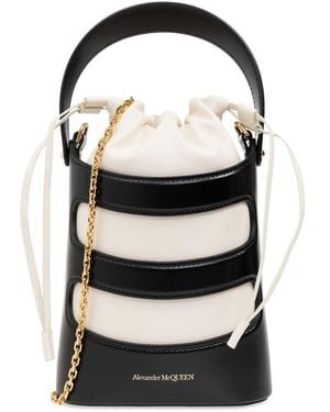 McQueen Leather Handbag - Black