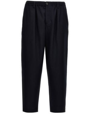 Marni Tropical Wool Pants - Blue