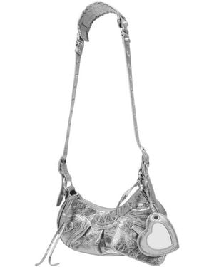 Balenciaga Cagole Shoulder Xs Bag - Grey