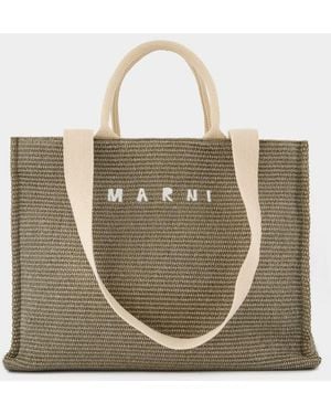 Marni Large Shopper Bag - Metallic