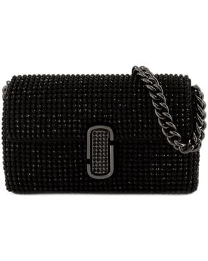 Marc Jacobs The Mini J Marc Shoulder Bag - Black