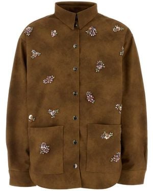 DES_PHEMMES Jackets And Vests - Brown