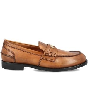 Miu Miu Moccasins Shoes - Brown