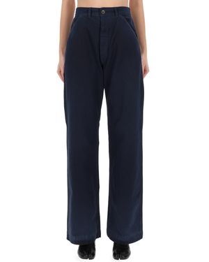Maison Margiela Pants "herringbone" - Blue