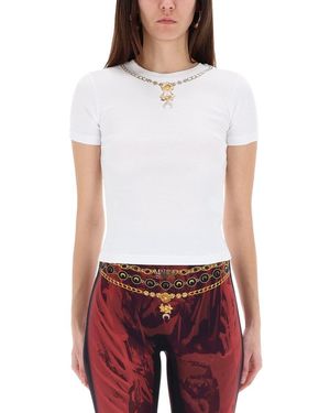 Marine Serre Cotton T-shirt - White