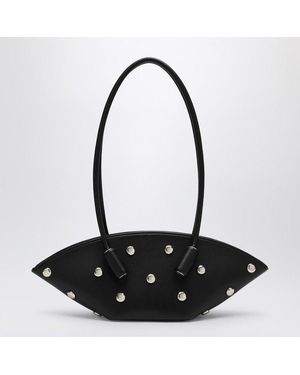 THEMOIRÈ Olimpia Medium Shoulder Bag - Black