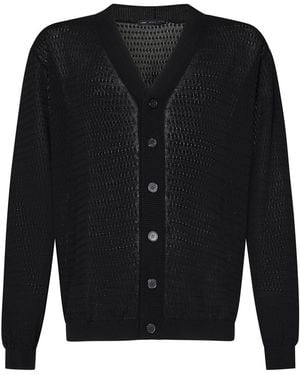 Low Brand Cardigan - Black