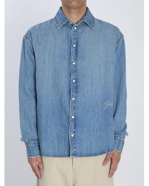 Jacquemus De-Nimes Simon Denim Shirt - Blue
