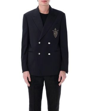 Fendi Double Breasted Blazer - Blue