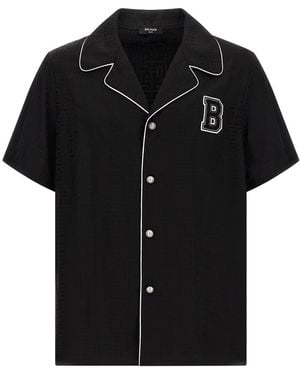 Balmain Varsity' Shirt - Black