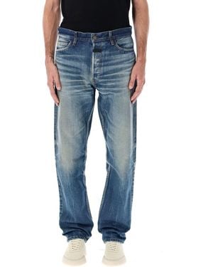 Fear Of God Vintage Wash Straight Jeans - Blue