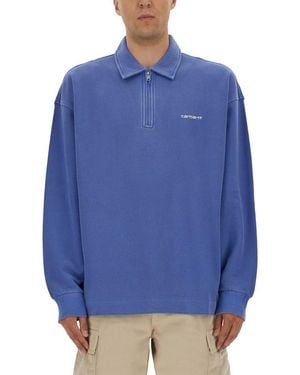 Carhartt Jersey "Piquescript" - Blue
