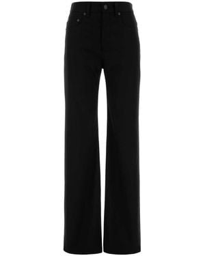 Balenciaga Stretch Wool Pant - Black