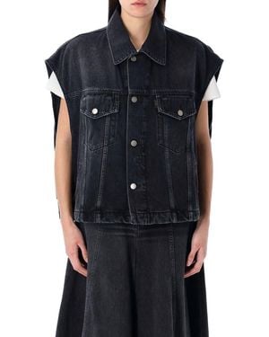 Haikure Gail Denim Vest - Blue