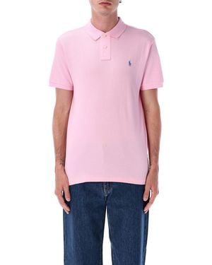 Ralph Lauren Custom Slim Fit Polo Shirt - Pink