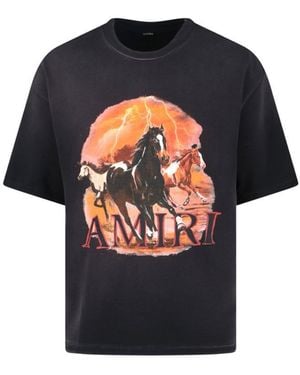 Amiri T-Shirts And Polos - Black