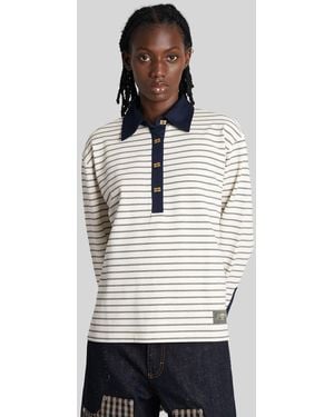 Ganni Polo - White