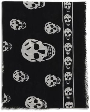 McQueen Scarves - Black