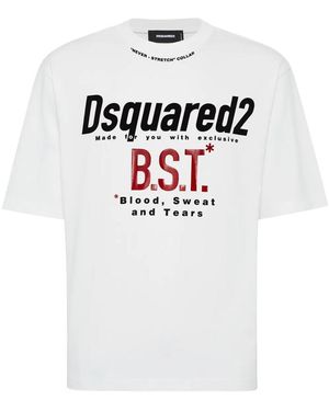 DSquared² T-Shirts And Polos - White