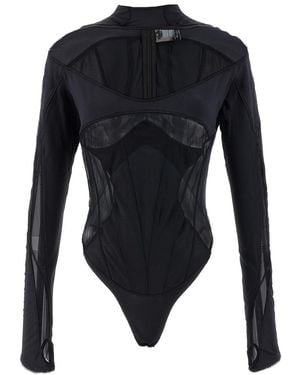 インナー・ルームウェアその他 MUGLER 'multi-layer lingerie' bodysuit Black 24P1BO0231842 Mugler Bodysuits for Women | Online Sale up to 70% off | Lyst