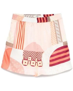 Fendi Shorts Red - Pink