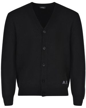 A.P.C. Sweaters - Black
