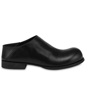 Moschino Leather Lace-Ups - Black
