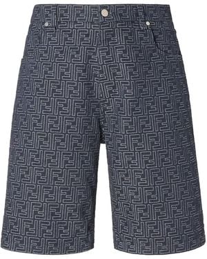 Fendi Short Jeans - Blue
