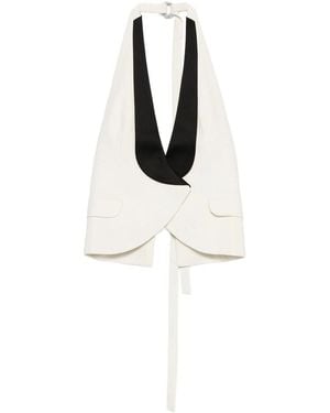 Christopher Esber Waistcoats - White