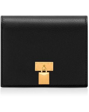 Tom Ford Compact Wallet Accessories - Black